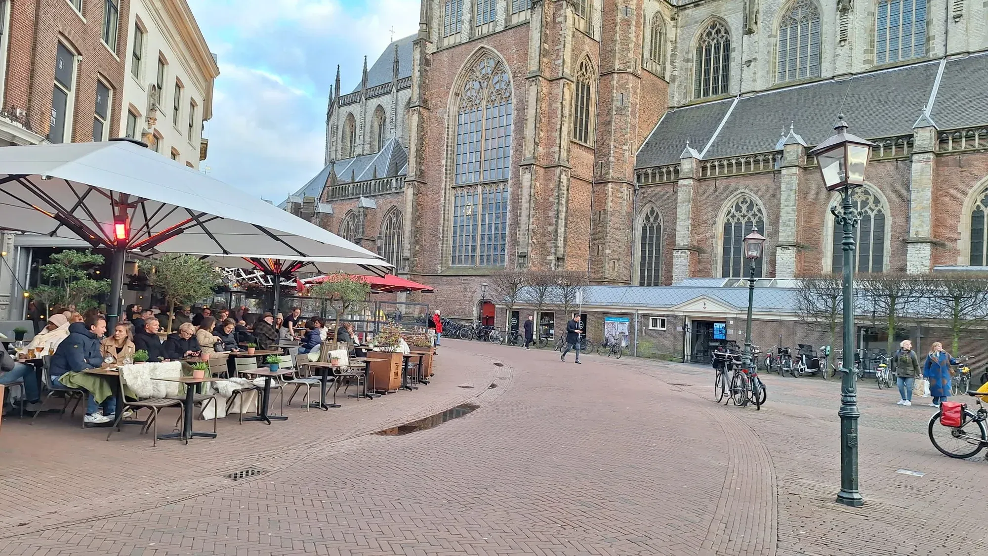 The Grote Markt in Haarlem, where the Christmas market is held