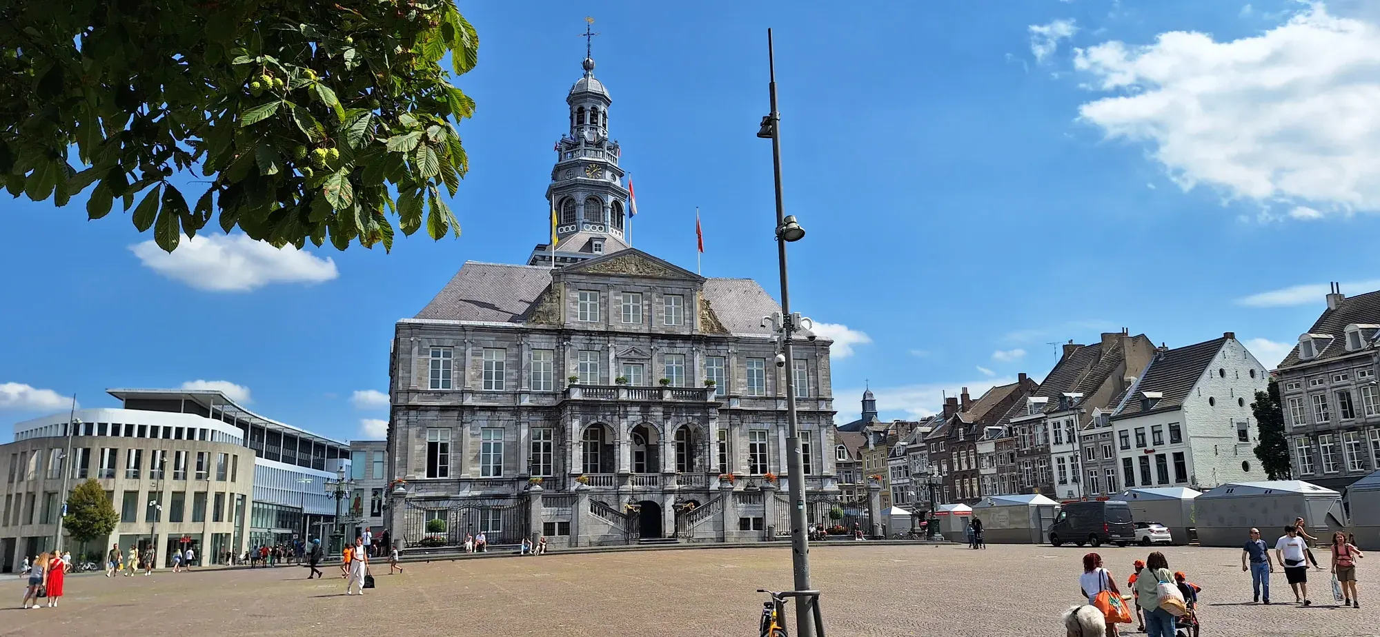 The Stadhuis standing in the middle of the Markt square, Maastricht