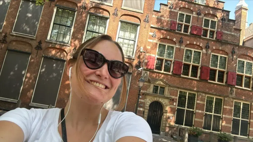 Historical buildings in the center of The Hague