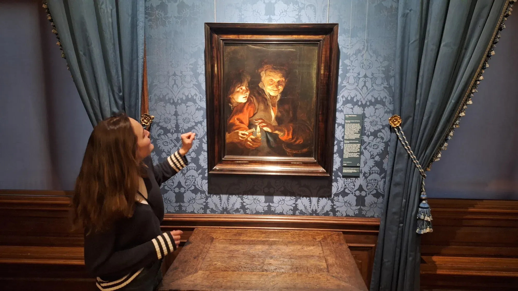 Rubens' Old Woman and Boy with Candles in the Mauritshuis, with a private guide