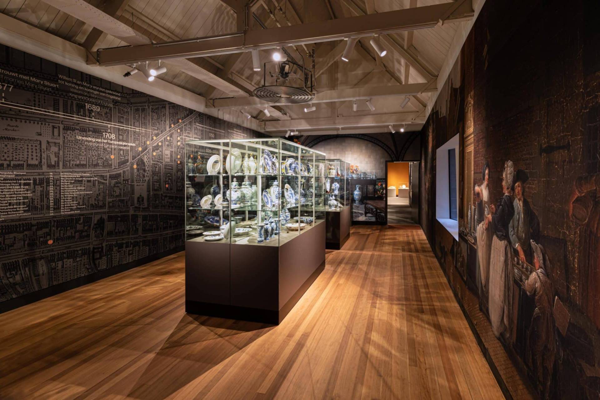 Room in Royal Delft museum