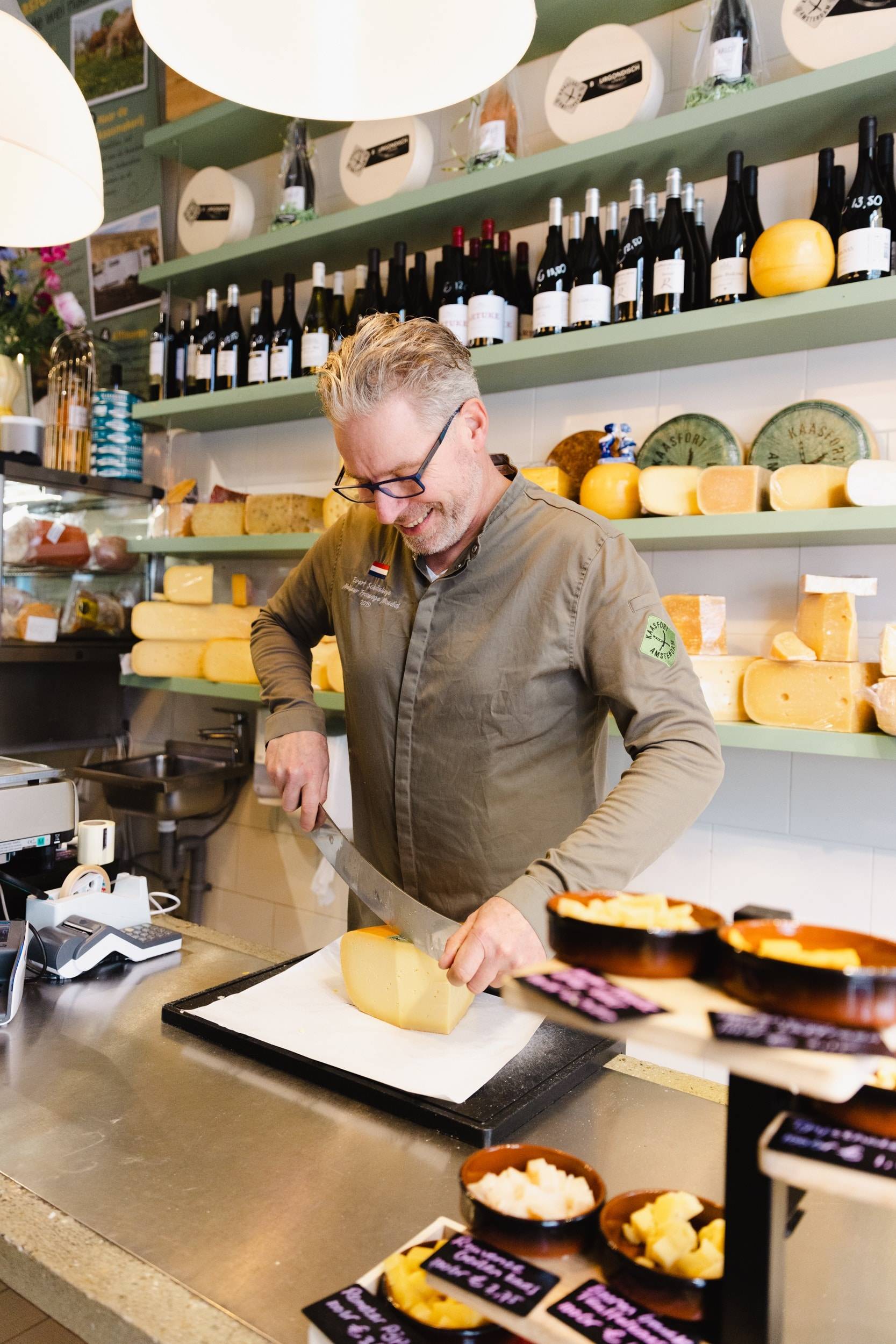 Group on bikes during private bike tour of Amsterdam