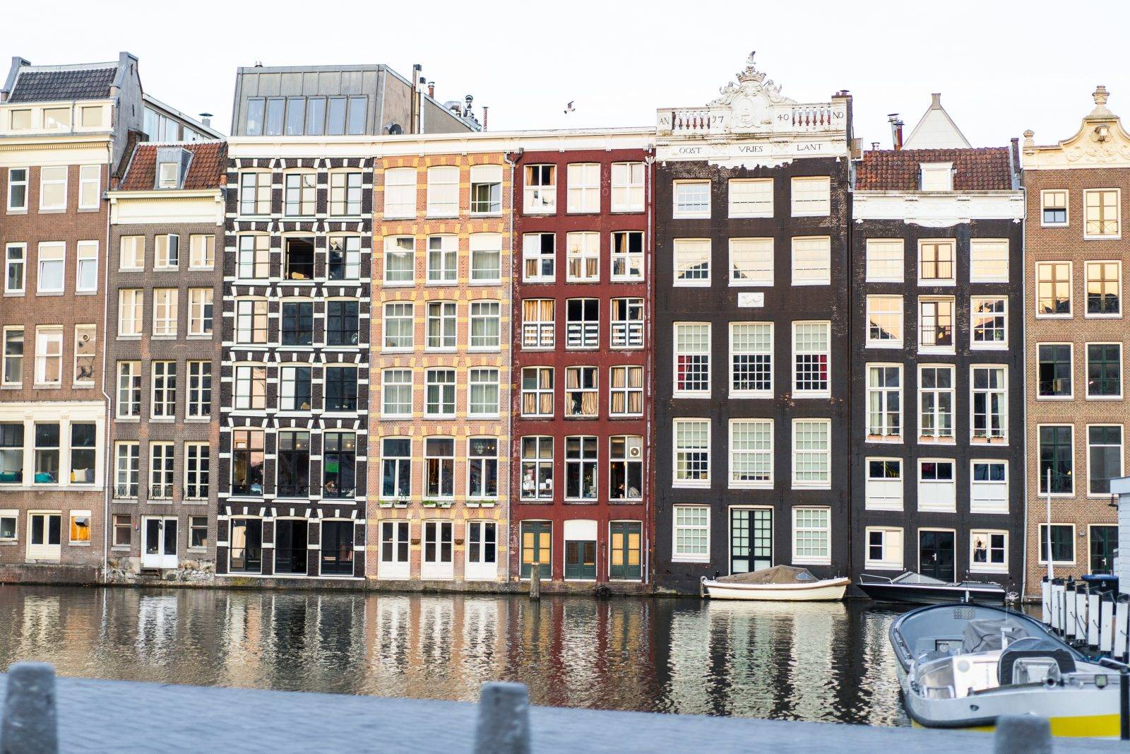 Amsterdam as seen during private walking tour of the city